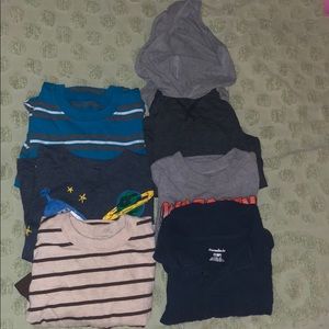Boys long sleeve shirts (6) size 2T